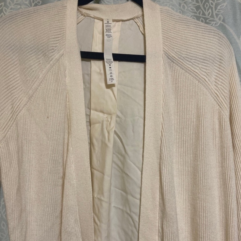 Lululemon Still At Ease Wrap cardigan size 2